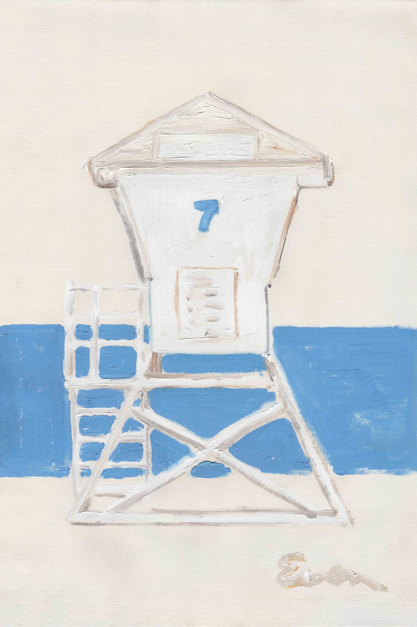 Lifeguard Tower by Anne-Louise Ewen