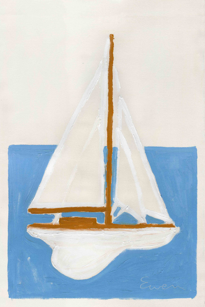 Sailboat #4 by Anne-Louise Ewen