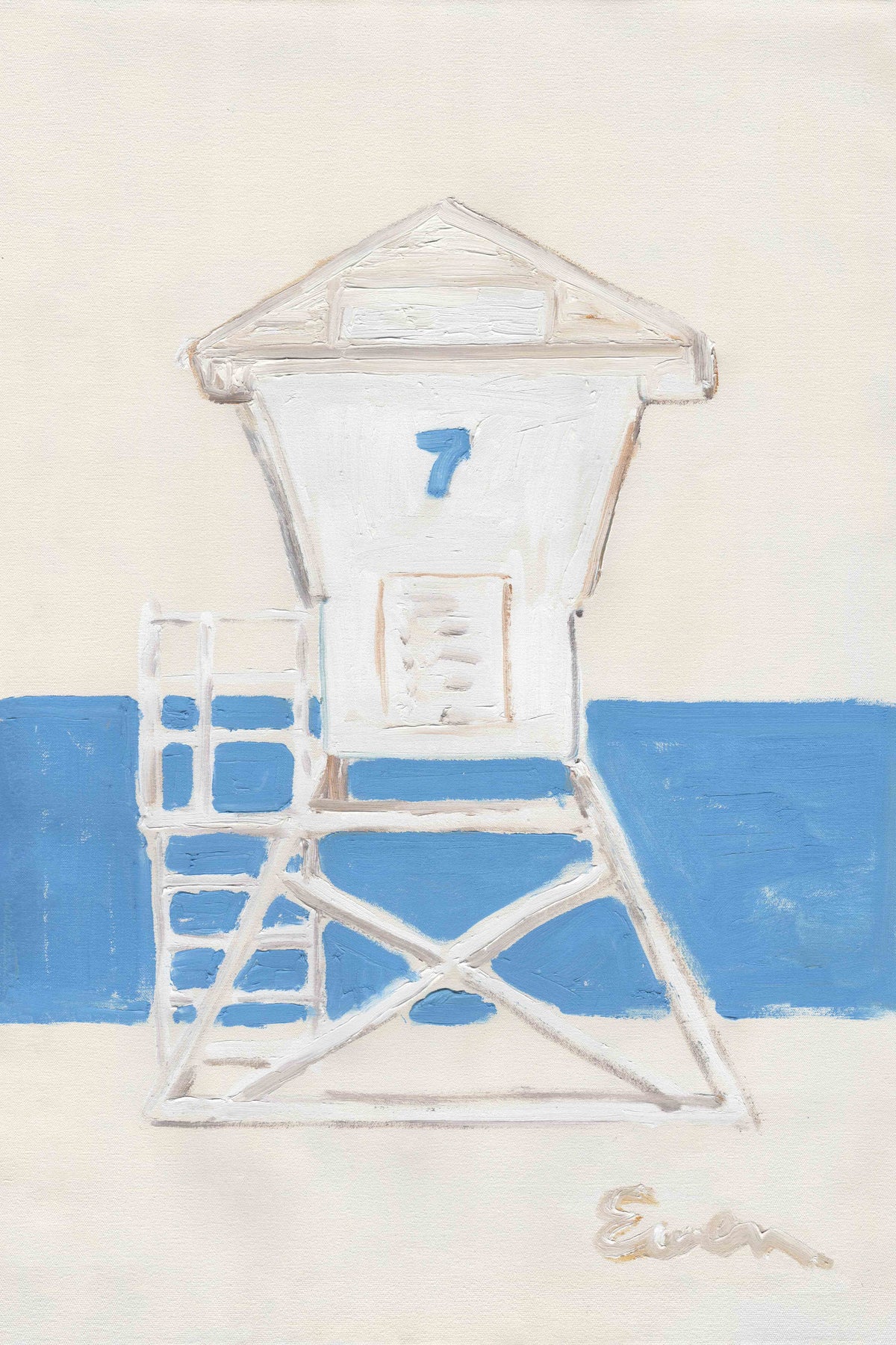 Lifeguard Tower by Anne-Louise Ewen
