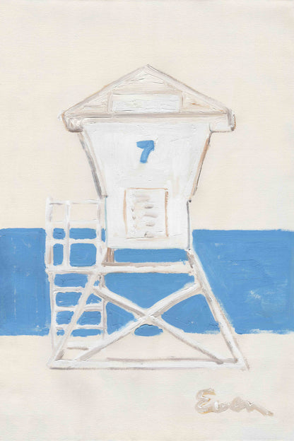 Lifeguard Tower by Anne-Louise Ewen