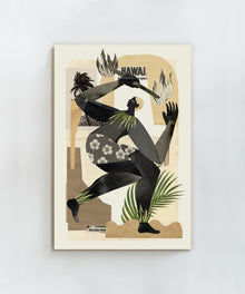 Collage Fire Dancer  by Coastways Studio
