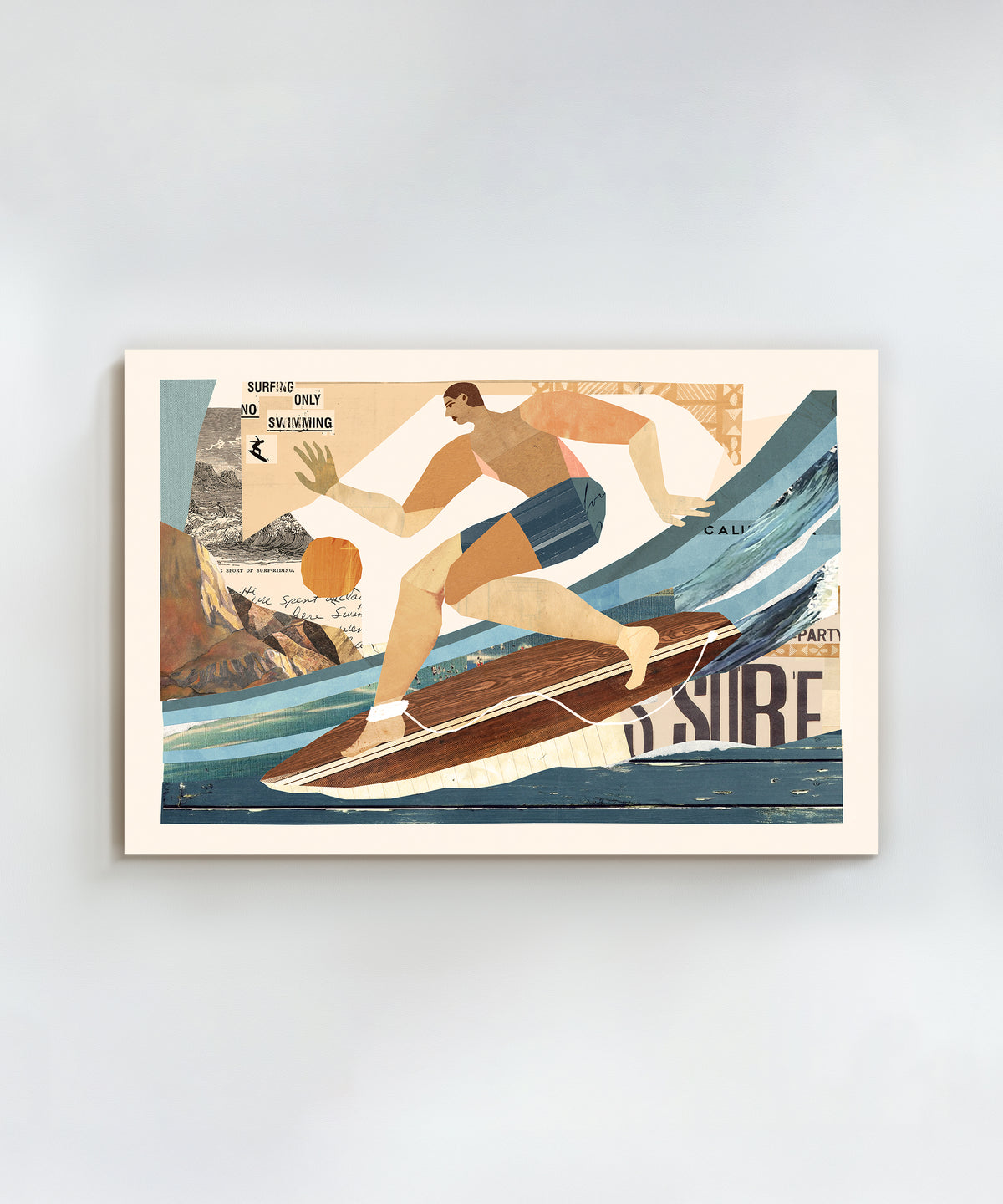 Collage Surfer #1  by Coastways Studio