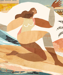 Collage Surfer #2  by Coastways Studio