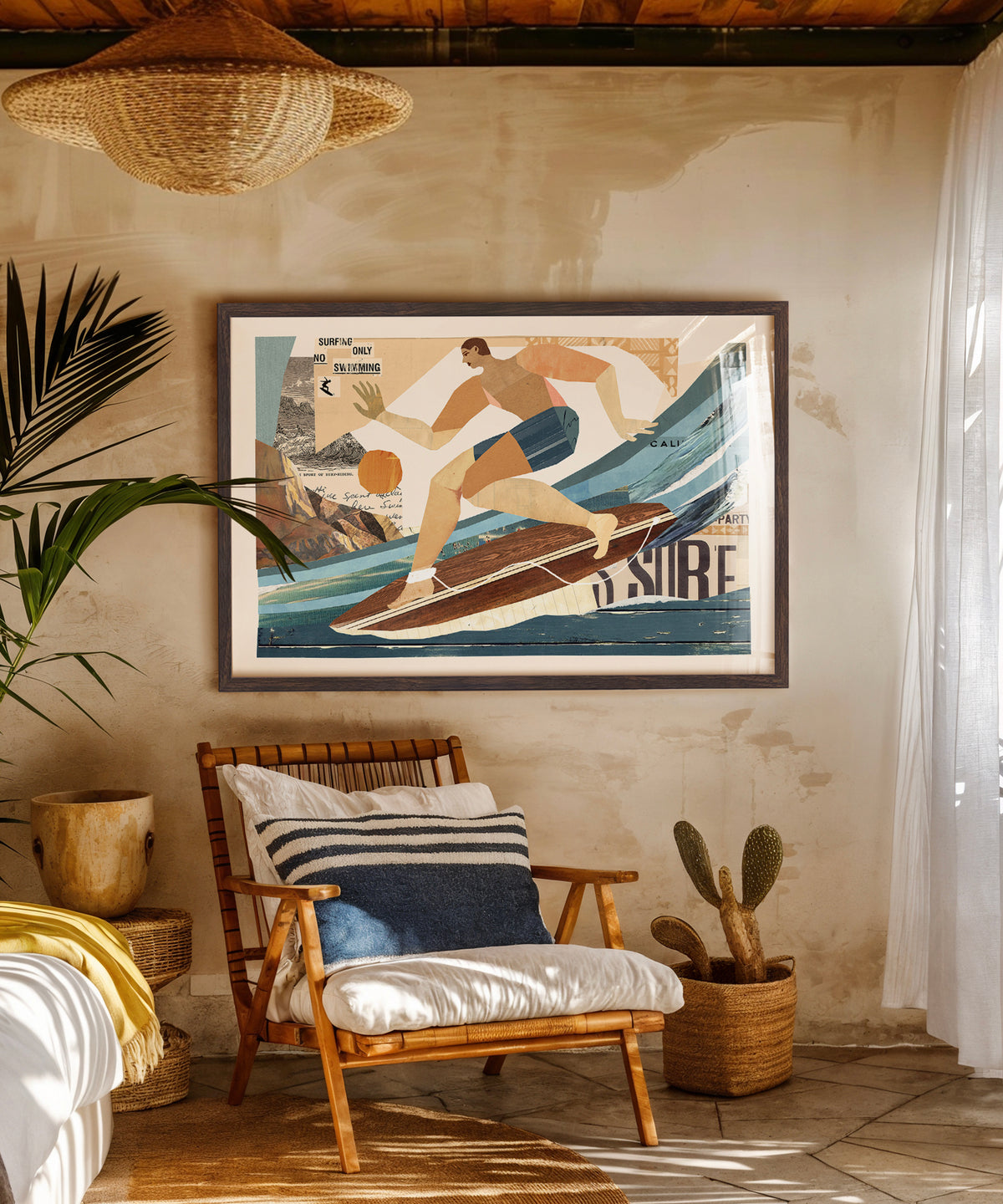 Collage Surfer #1  by Coastways Studio