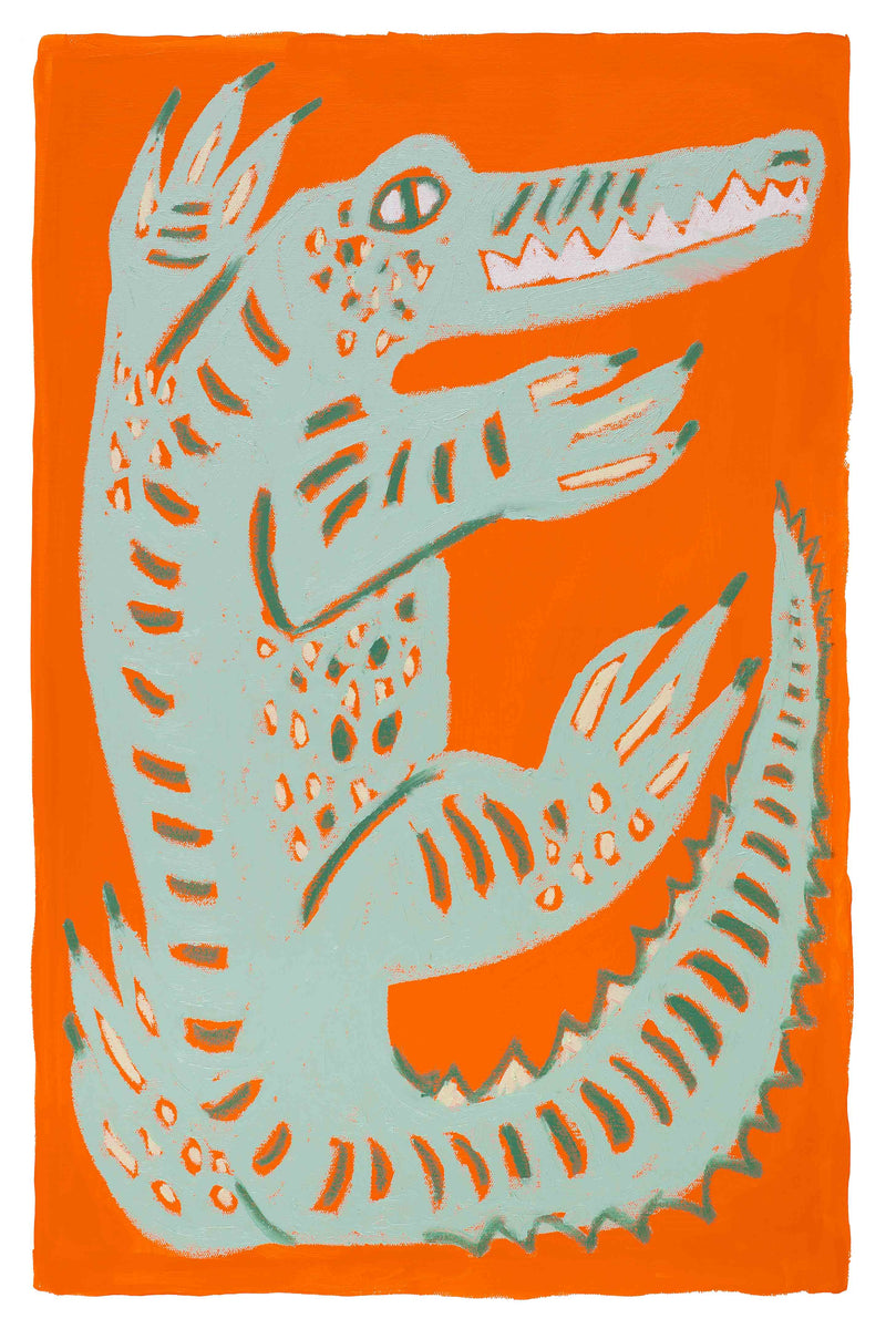 Friendly Gator by Melissa Lakey