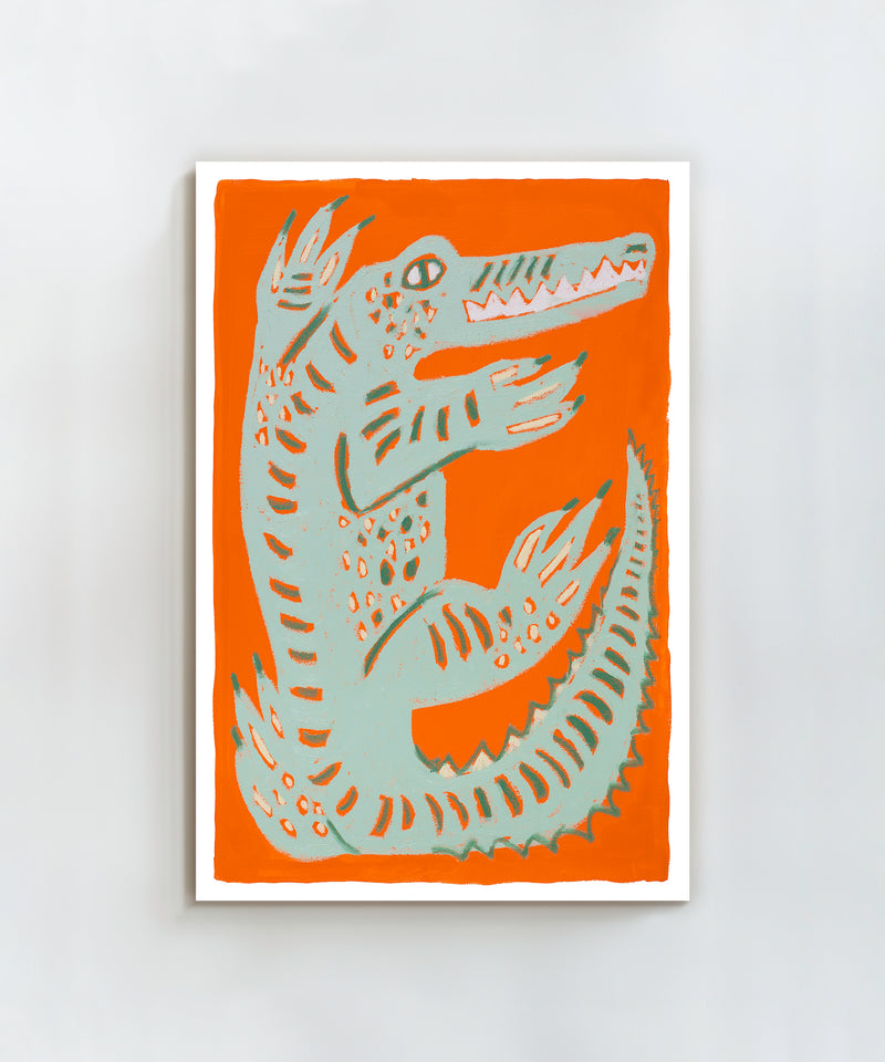 Friendly Gator by Melissa Lakey