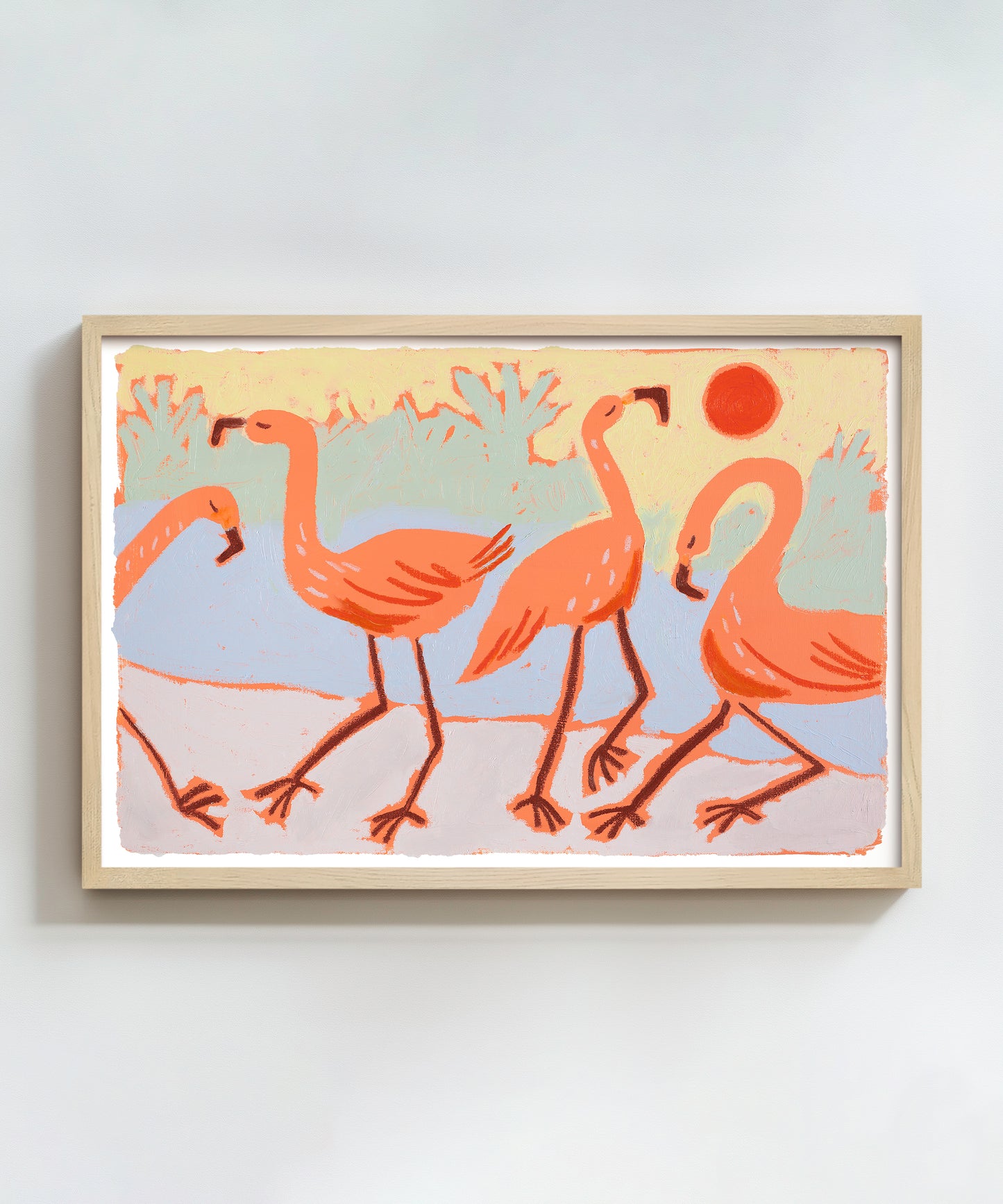 Flamingo Dance by Melissa Lakey