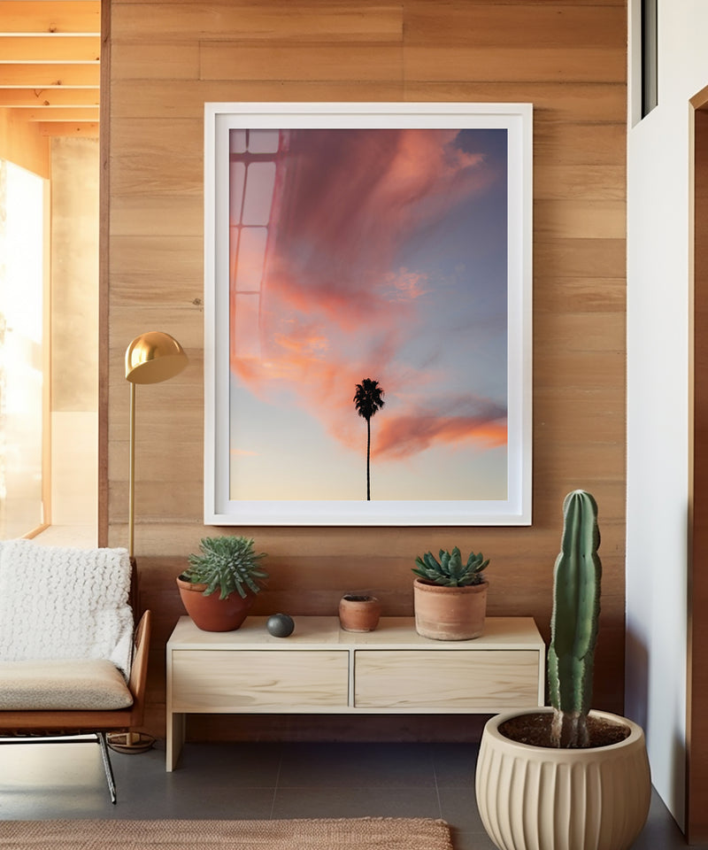 Pink Sky Palm by Alex Noble