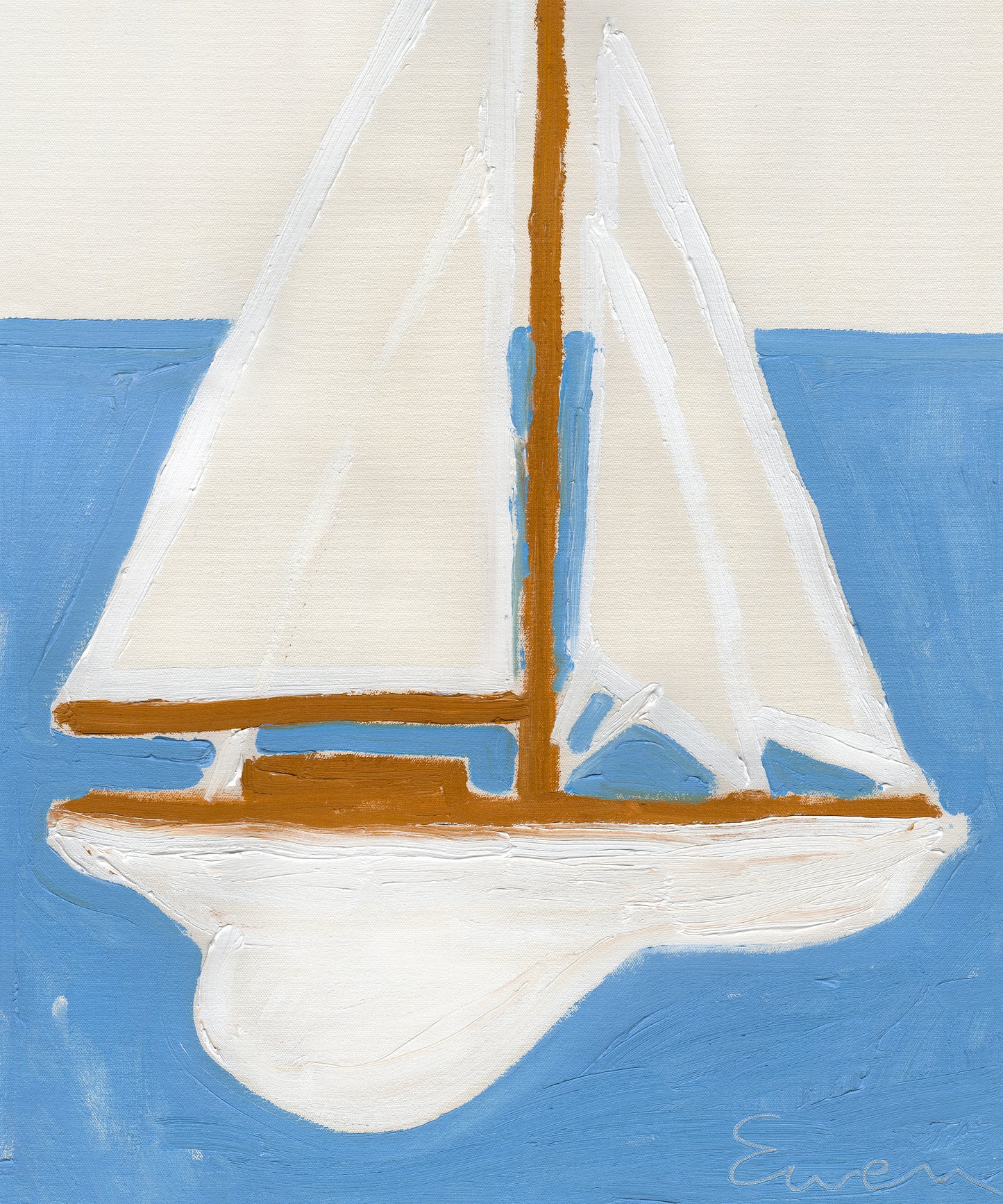 Sailboat #4 by Anne-Louise Ewen