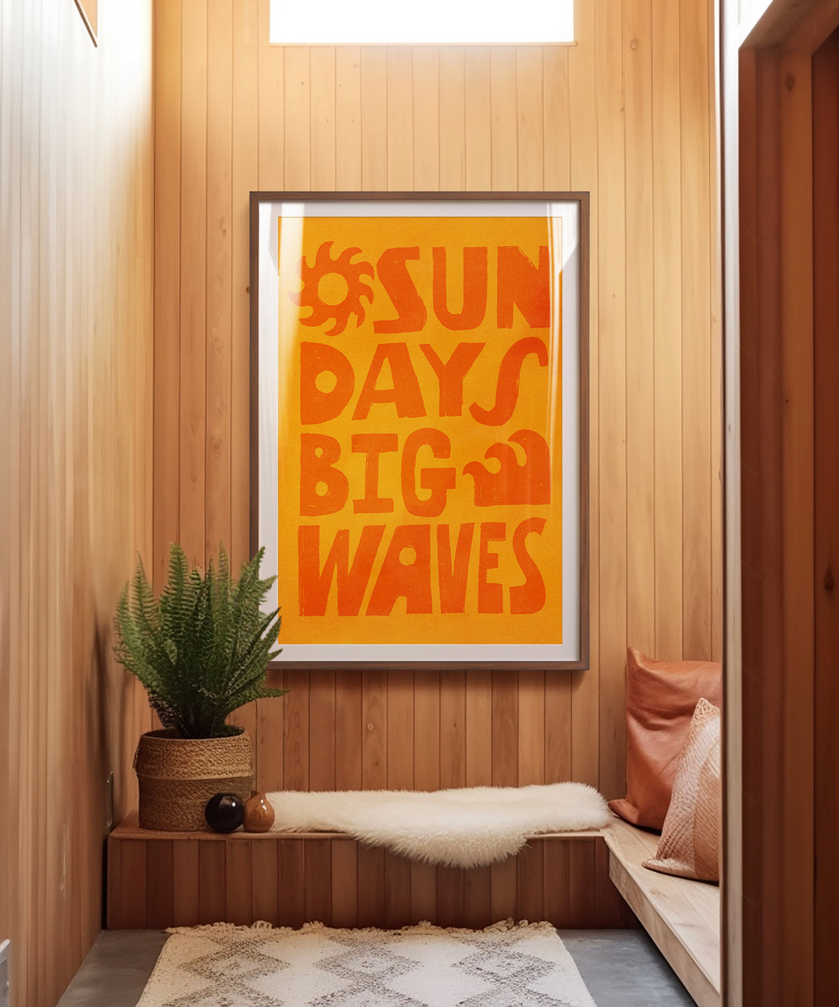 Sun Days Big Waves by Coastways Studio