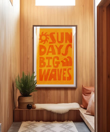 Sun Days Big Waves by Coastways Studio
