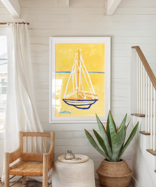 Sailboat #3 by Anne-Louise Ewen
